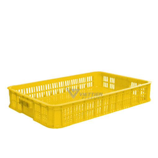 Thùng nhựa rỗng HS010 vàng