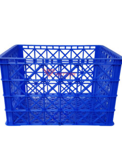 thùng nhựa rỗng hs022 có 8 bánh xe_mặt bên