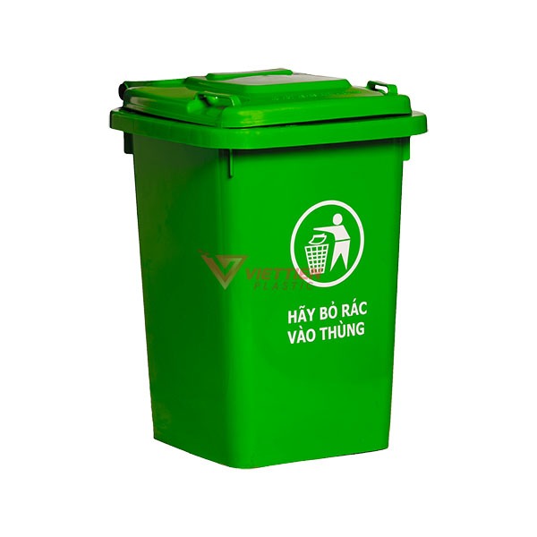 Thùng rác 60 lít không bánh xe