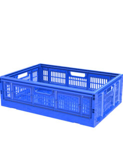 thùng nhựa gập 1t9 màu xanh dương