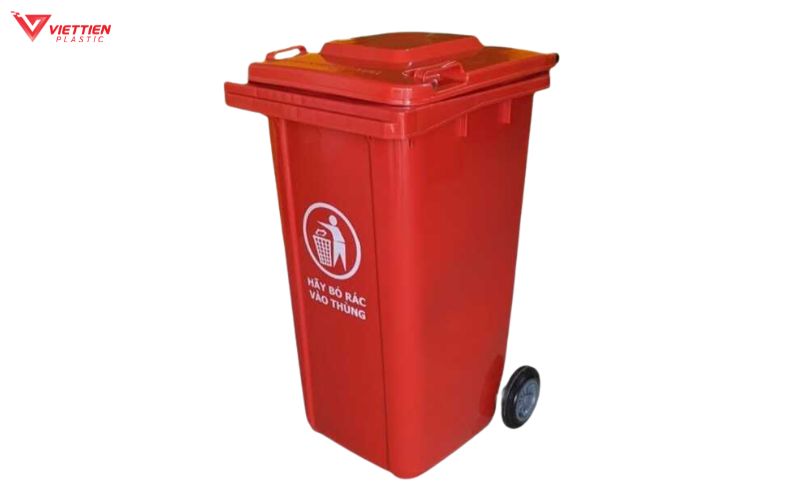 quy định màu sắc thùng rác đỏ