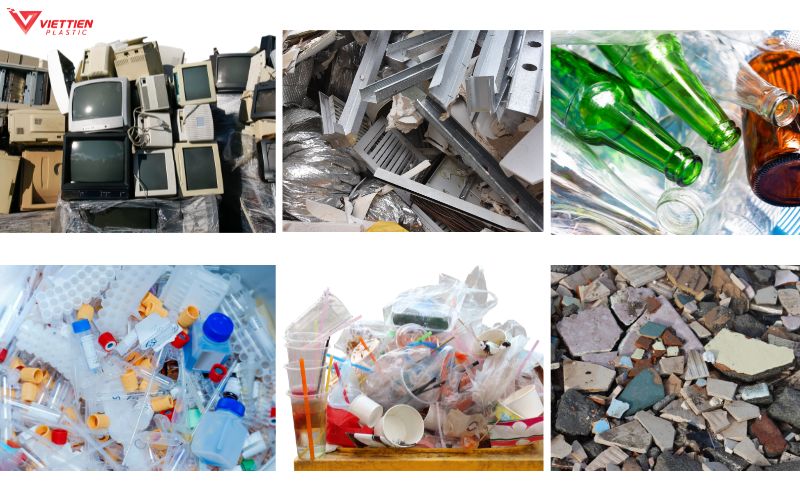 các loại rác vô cơ phổ biến