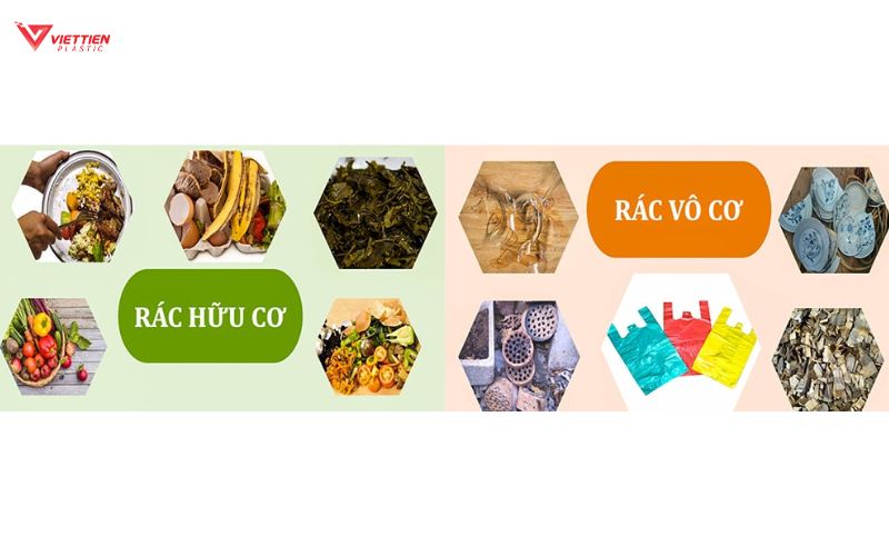 so sánh rác hữu cơ và rác vô cơ