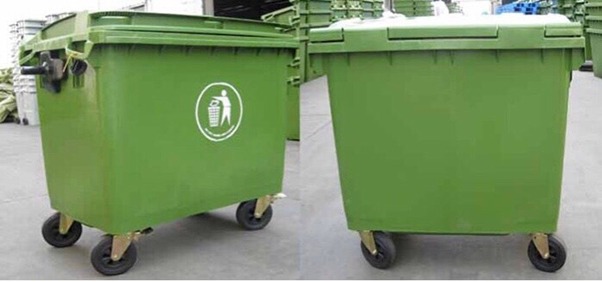 Thùng rác nhựa 1000 lít HDPE