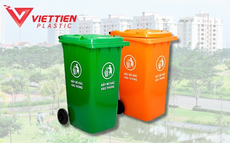 Đặc điểm của thùng rác 240 lít