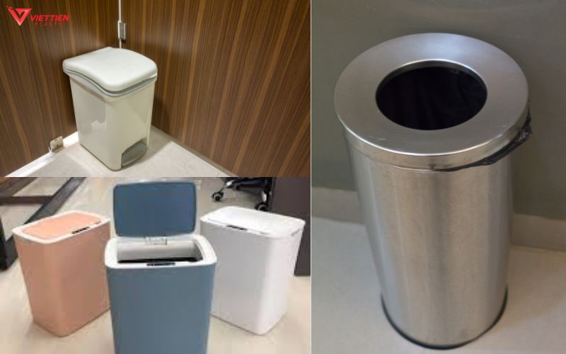 Các loại thùng rác nhà vệ sinh