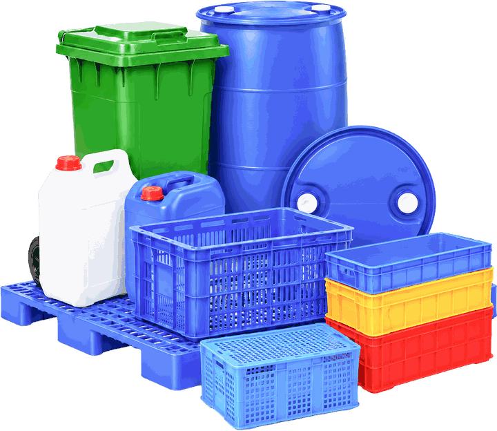 Sản phẩm nhựa công nghiệp Nhựa Việt Tiến: Thùng nhựa, thùng rác, thùng phuy, can nhựa, pallet, sóng nhựa, khay nhựa