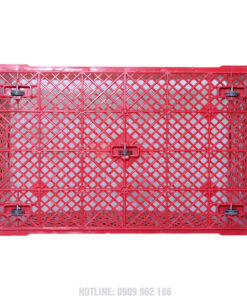Thùng nhựa rỗng HS0199 bánh xe