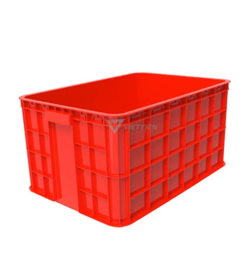 Sóng nhựa bít HS019 tại Nhựa Việt Tiến màu đỏ