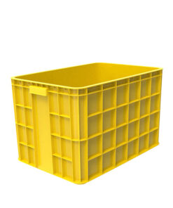 Thùng nhựa HS026 màu vàng