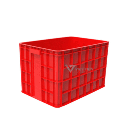 Thùng nhựa đặc HS026 đỏ