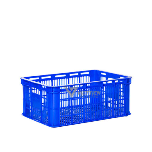 Thùng nhựa rỗng HS018 xanh dương