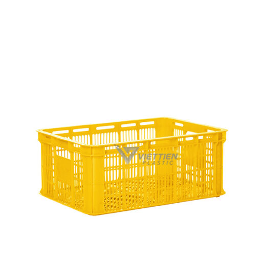 Thùng nhựa rỗng HS018 vàng