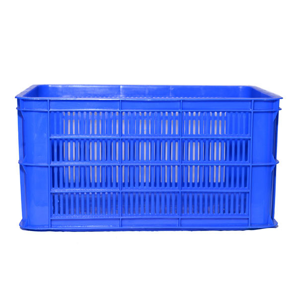 thùng nhựa rỗng hs004 xanh dương mặt ngang