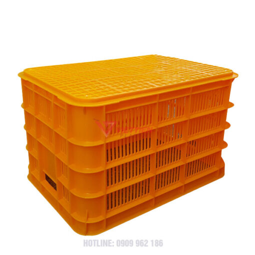 thùng nhựa rỗng hs012 lật úp