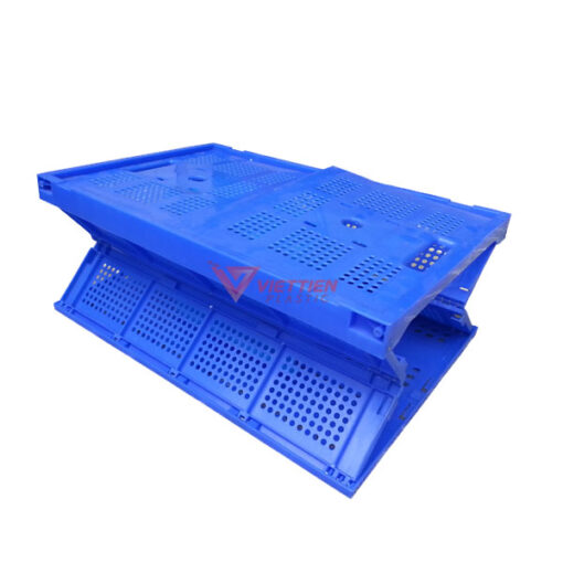 Thùng nhựa gập GX50 xếp chéo