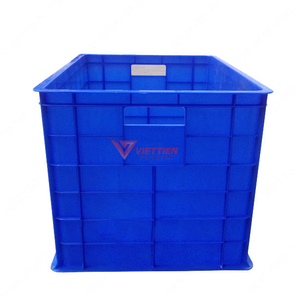 sóng nhựa bít 4t5 xanh dương mặt dọc tay cầm