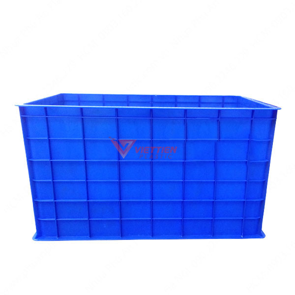 sóng nhựa bít 4t5 xanh dương mặt ngang