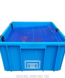 Thùng nhựa đặc B10 tay cầm tại Nhựa Việt Tiến
