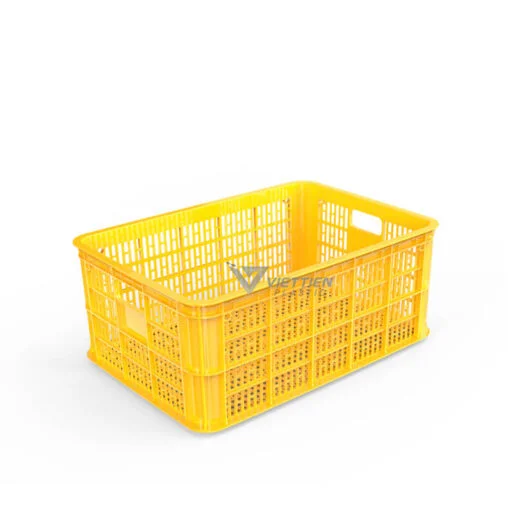 Thùng nhựa rỗng HS014 vàng