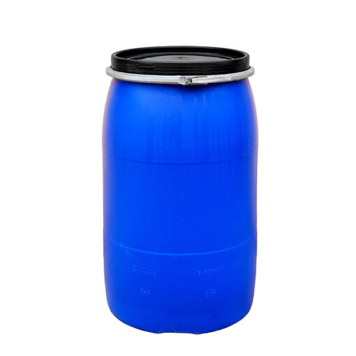 Thùng phuy nhựa 220 lít có đai sắt_2