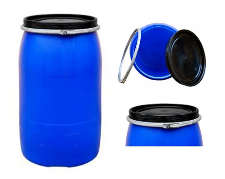 Thùng phuy nhựa 220 lít có đai sắt_3