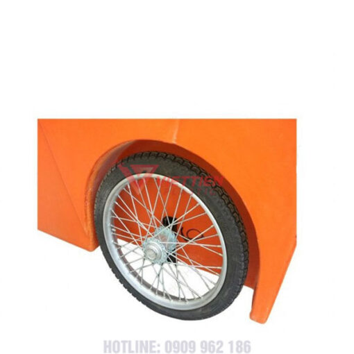 Thùng rác nhựa 1000 lít cửa mở lấy rác