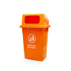 thùng rác nhựa 90 lít nắp hở