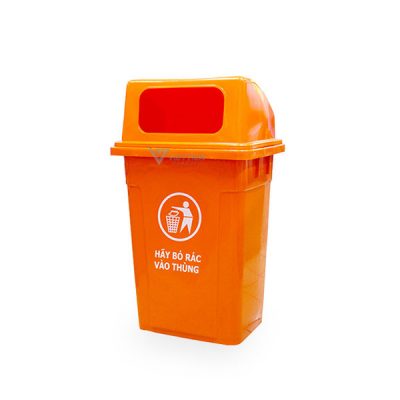 thùng rác nhựa 90 lít nắp hở