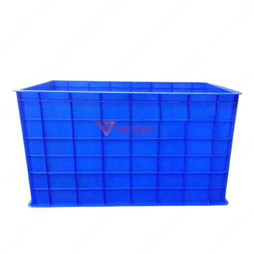 thùng nhựa đặc có bánh xe mặt bên