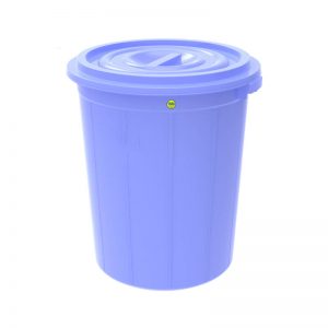 thùng tròn 160 lít xanh dương-1