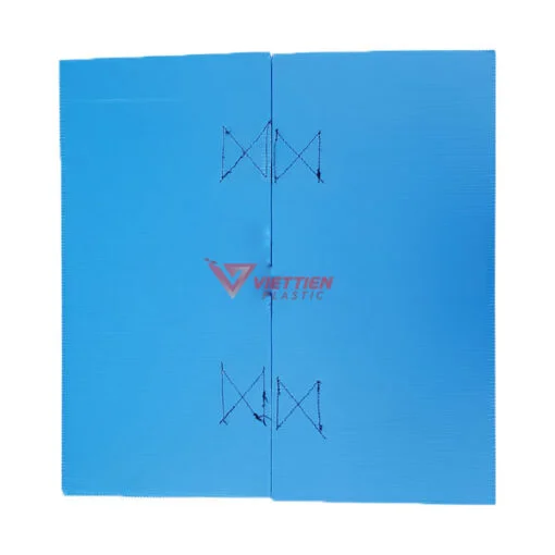 thùng nhựa danpla nắp gập gắn card-2