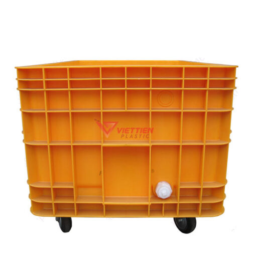 thùng nhựa đặc vjb600 có bánh xe-2