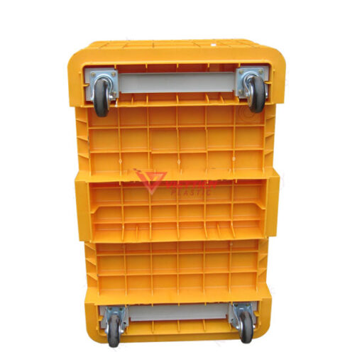 thùng nhựa đặc vjb600 có bánh xe