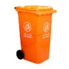 Thùng rác 240 lít màu cam