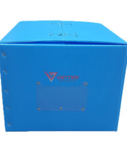 Thùng Nhựa Dapla Nắp Gập Gắn Card