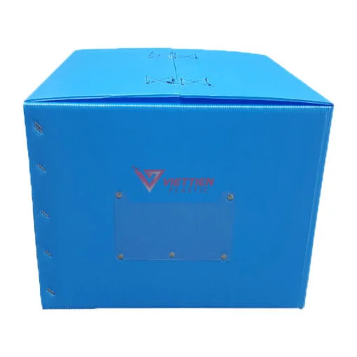 Thùng Nhựa Dapla Nắp Gập Gắn Card