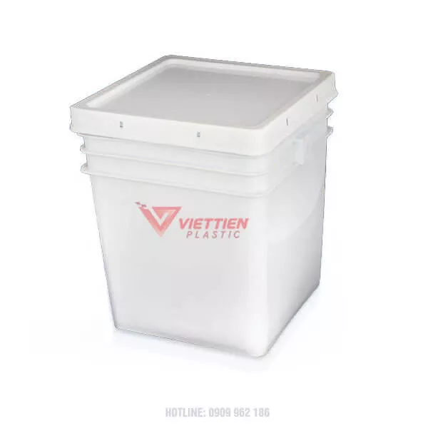 Thùng nhựa vuông 18 lít