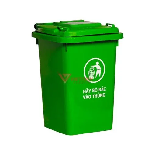 Thùng rác 60 lít không bánh xe