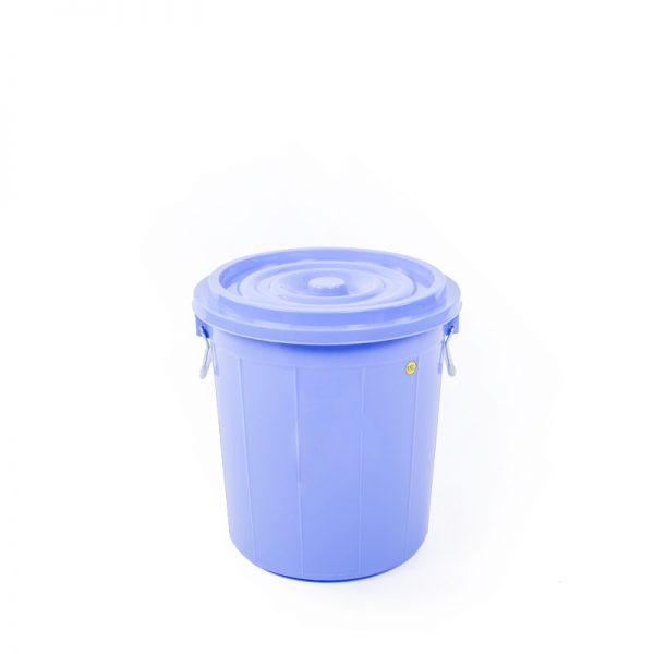 thùng tròn 35l xanh dương
