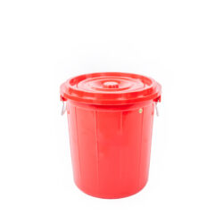 thùng tròn 45l màu đỏ