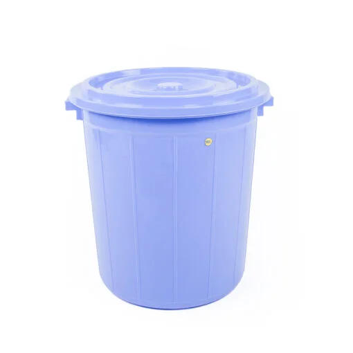 thùng tròn 90l xanh dương