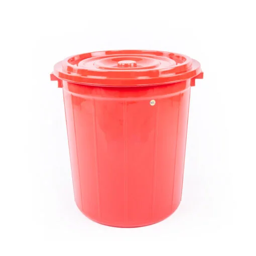 thùng tròn 90l đỏ