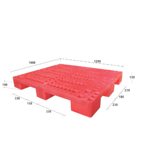 Pallet nhựa PL01LS màu đỏ