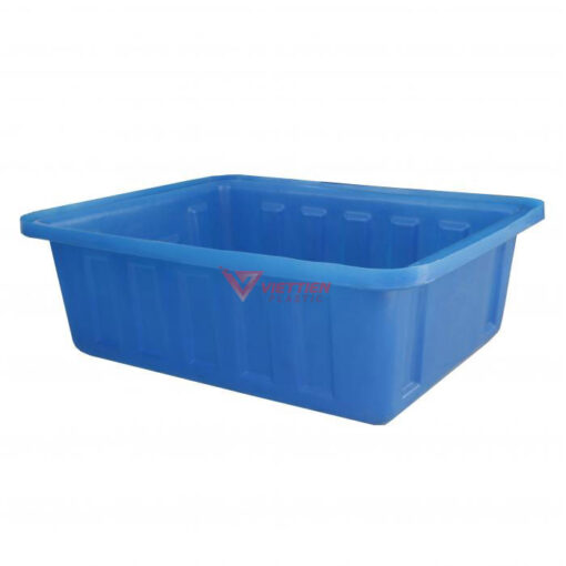 thùng nhựa 100 lít hình chữ nhật