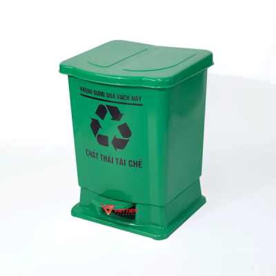 thùng rác 20 lít đạp chân sử dụng trong văn phòng