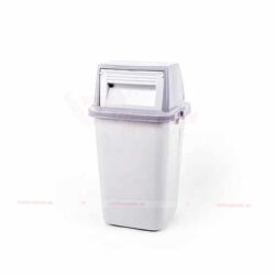 thùng rác nắp lật 42 lít văn phòng