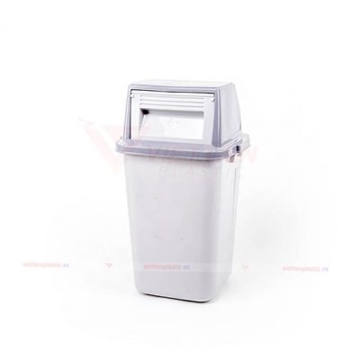 thùng rác nắp lật 42 lít văn phòng