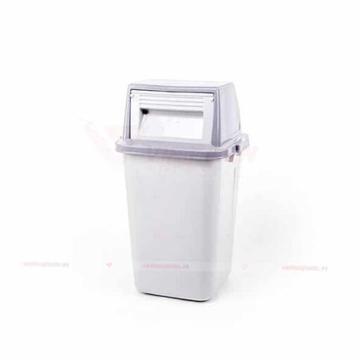 thùng rác nắp lật 42 lít văn phòng