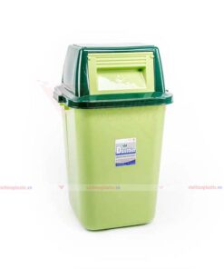 Thùng rác nắp lật đại lá